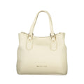 Beige Polyurethane Women's Bag