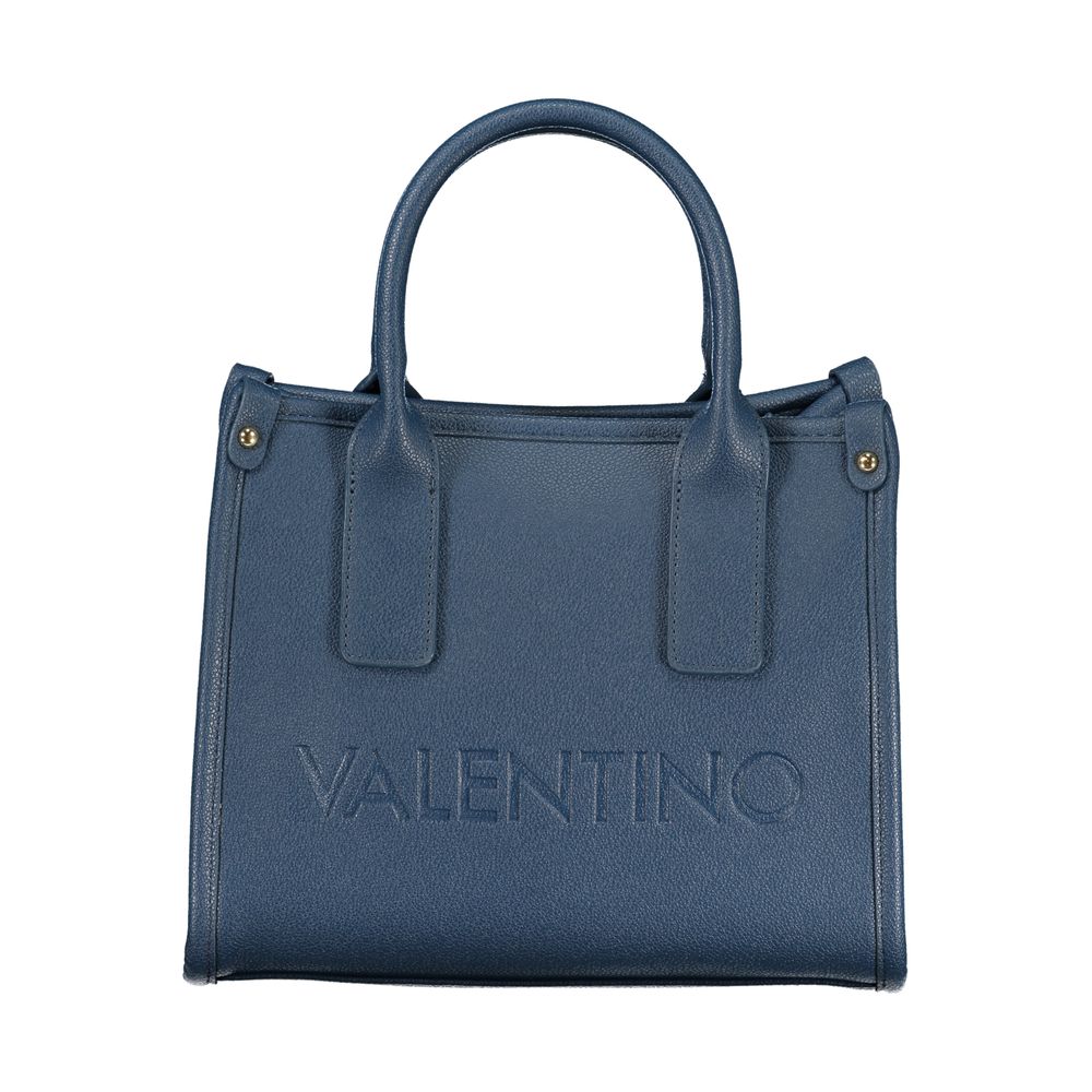 Blaue Polyurethan-Damenhandtasche