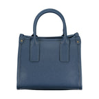 Blaue Polyurethan-Damenhandtasche