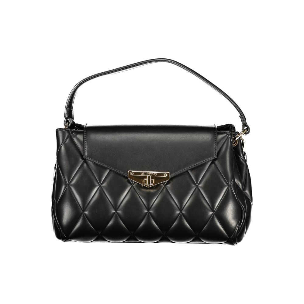 Black Polyurethane Women's Bag