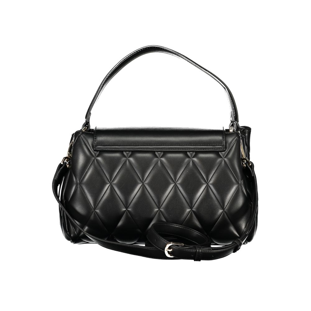 Black Polyurethane Women's Bag