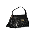 Black Polyurethane Women's Bag