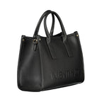Schwarze Damenhandtasche aus Polyurethan