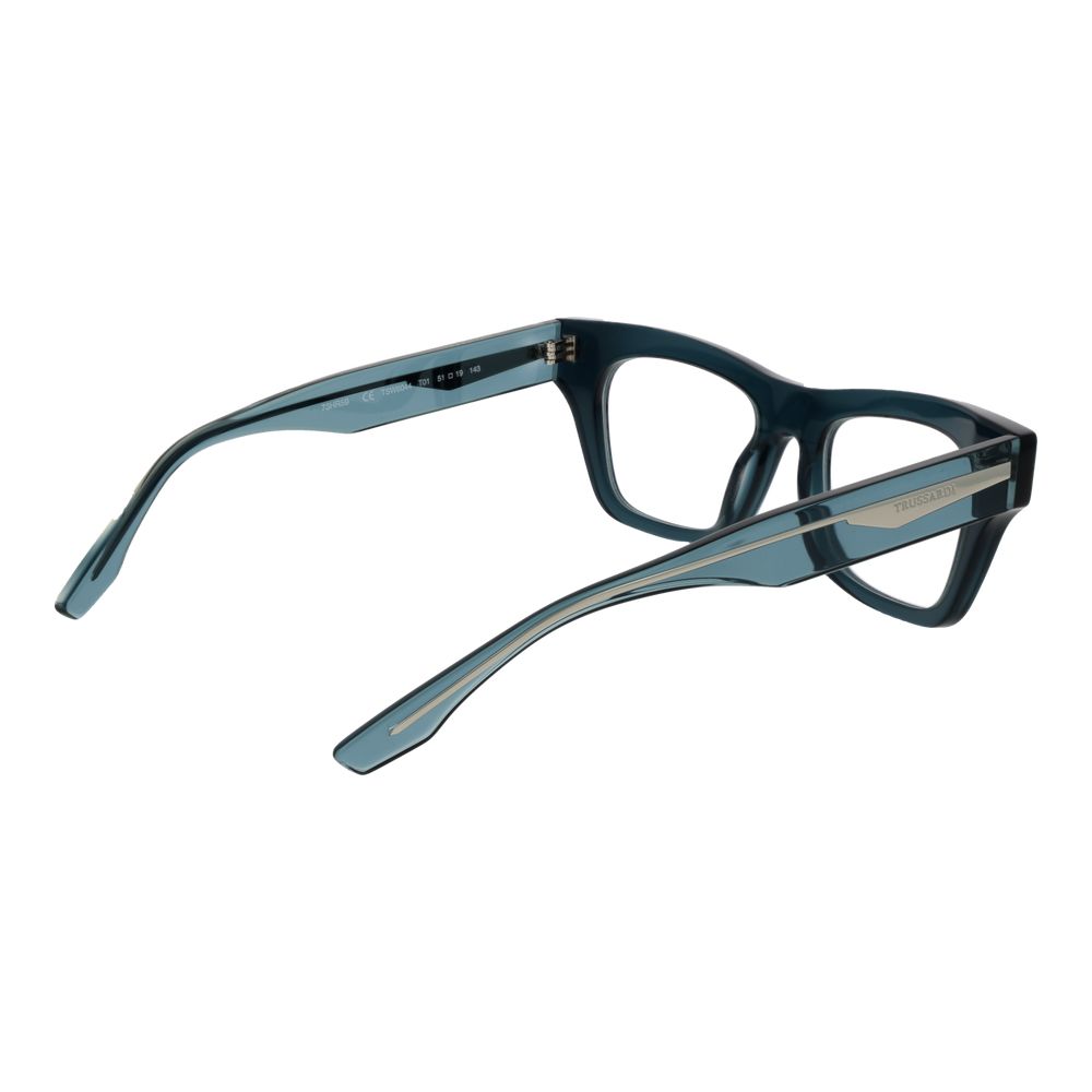 Blaue Acetatbrille