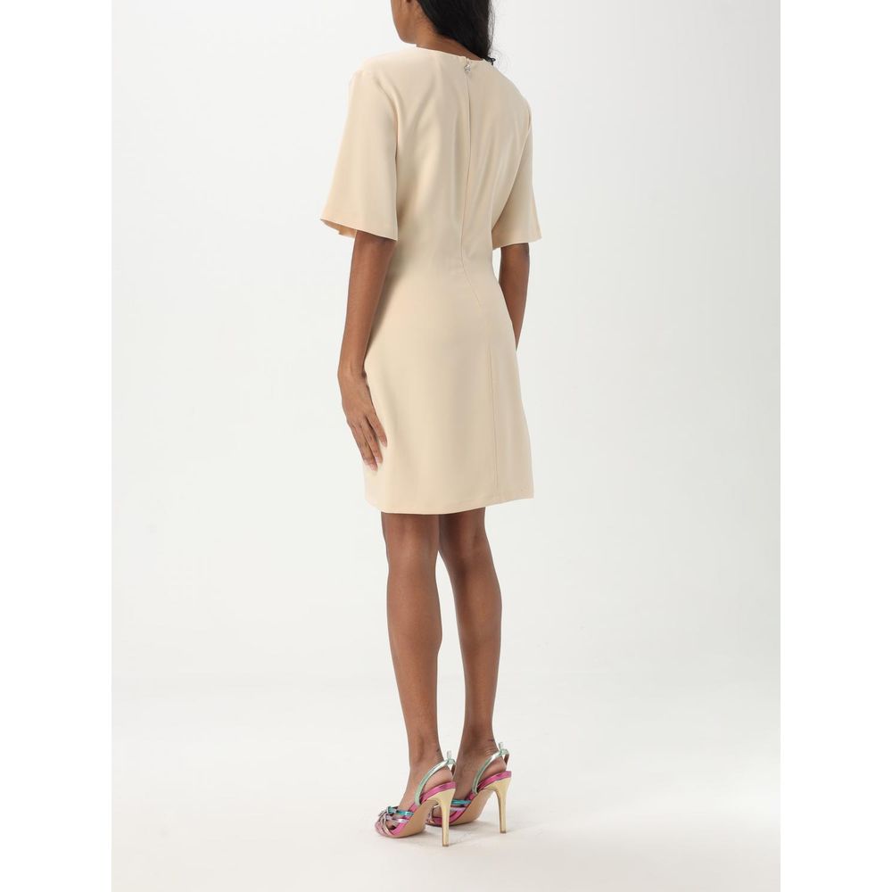 Mehrfarbiges Crêpe-Freizeitkleid