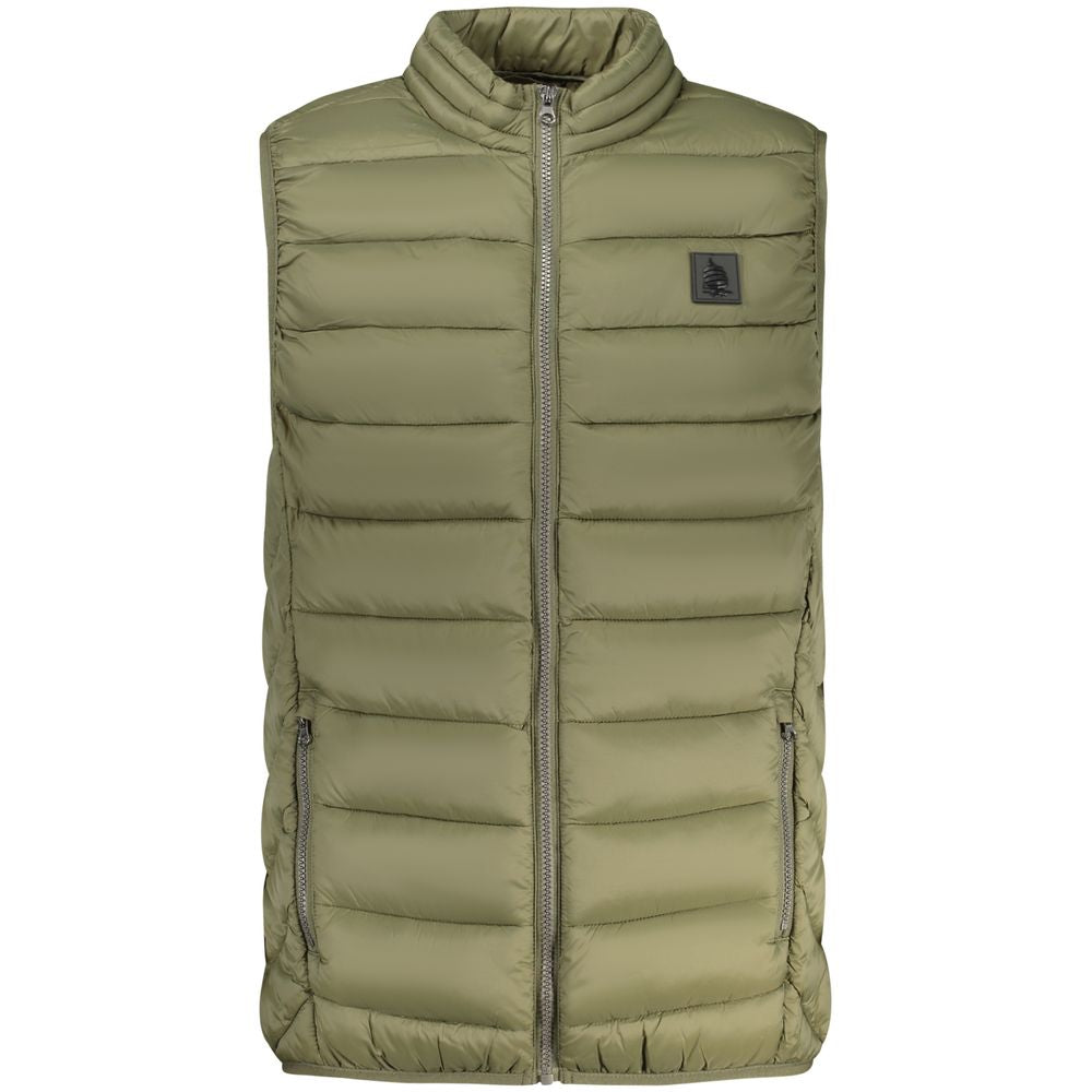 Grüne Polyamid-Herrenjacke