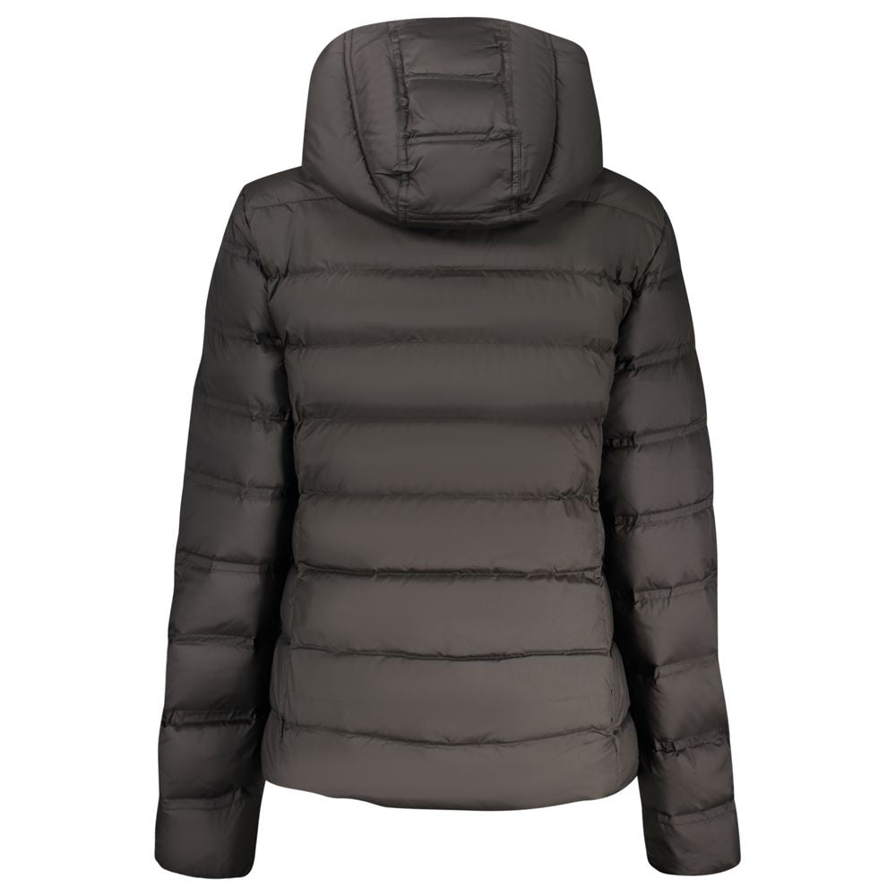 Schwarze Damenjacke aus Polyester
