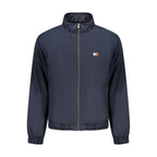 Blaue Polyester-Herrenjacke