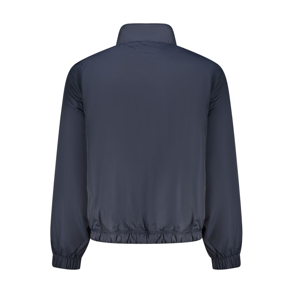 Blaue Polyester-Herrenjacke