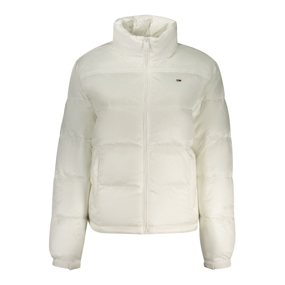 Weiße Damenjacke aus Polyester