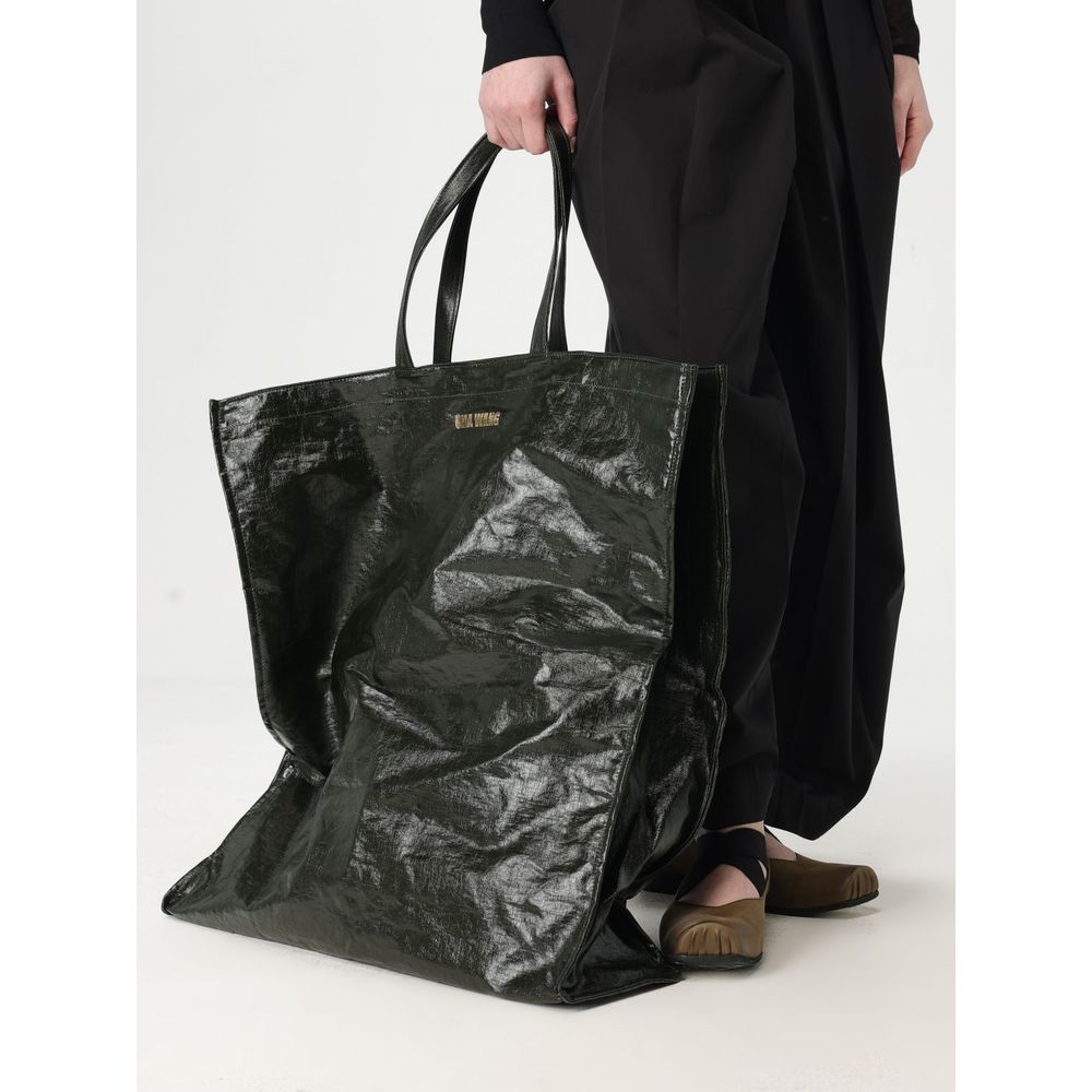 Two-Tone Nylon Handbag