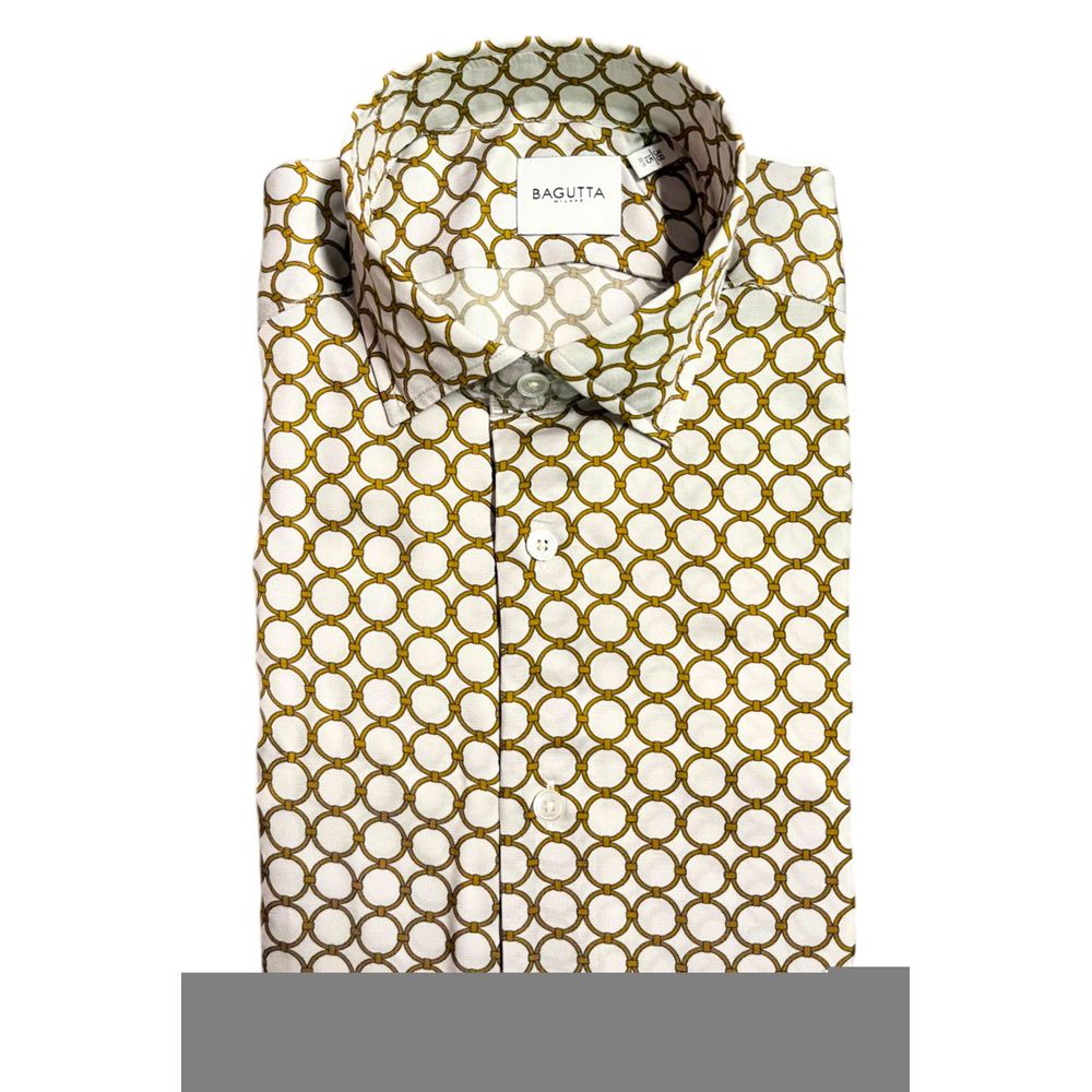 Camicia da Uomo Bianca in Viscosa