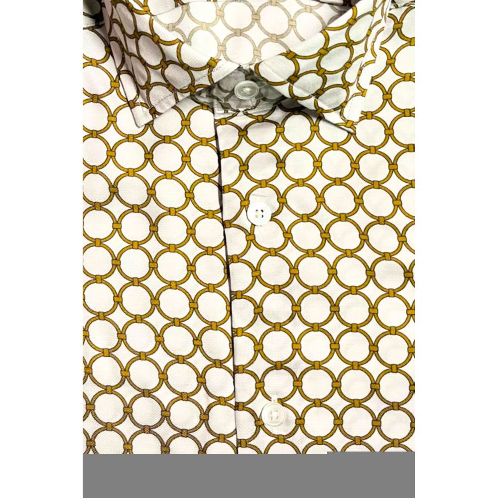 Camicia da Uomo Bianca in Viscosa