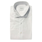 Camicia da uomo in cotone bianco