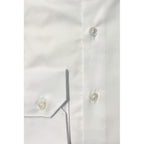 Camicia da uomo in cotone bianco