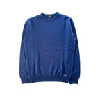 Herrenpullover aus blauem Kaschmir