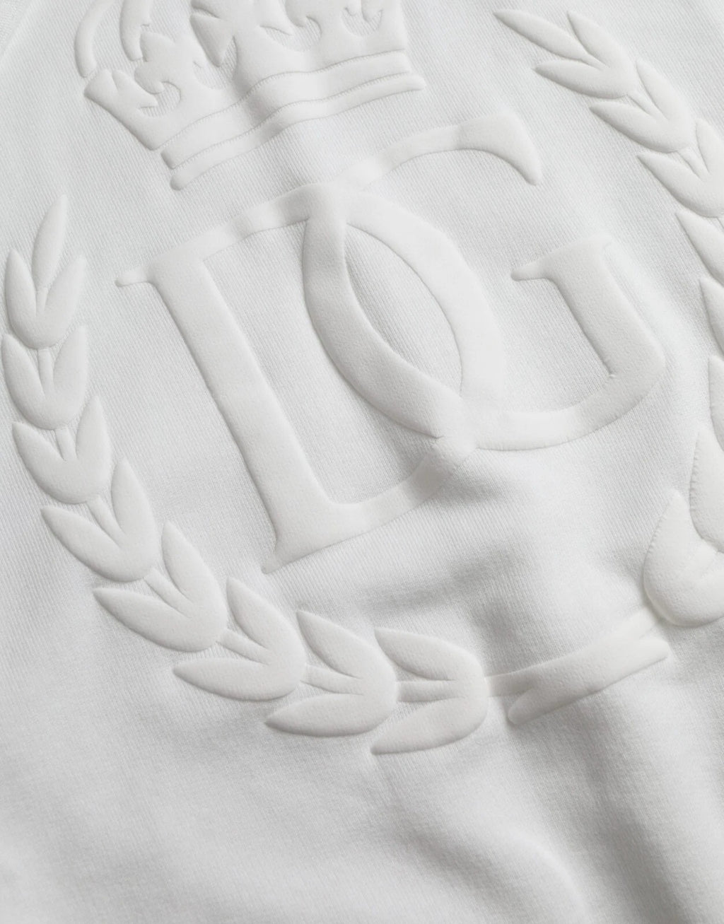 Weißer Kapuzenpullover aus Baumwolle für Herren
