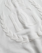 Weißer Kapuzenpullover aus Baumwolle für Herren