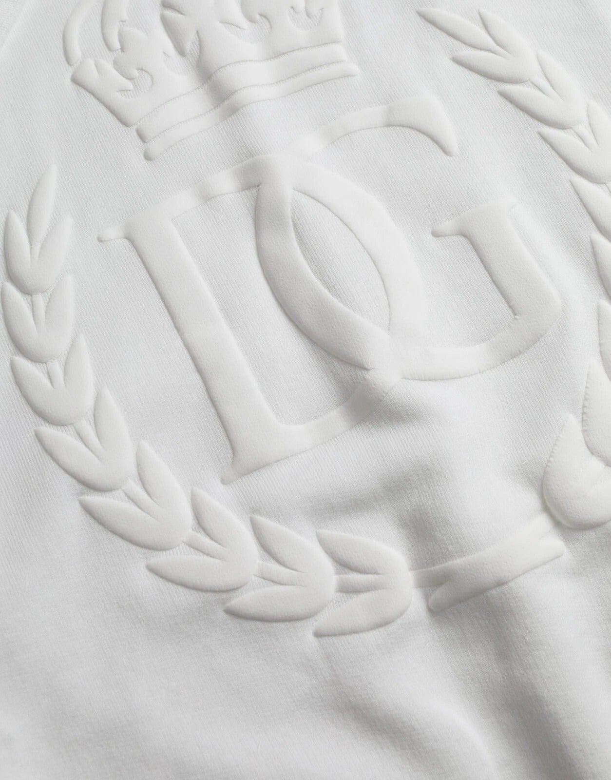 Weißer Kapuzenpullover aus Baumwolle für Herren