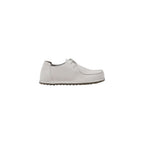 Weiße Slip-On-Loafer aus Leder