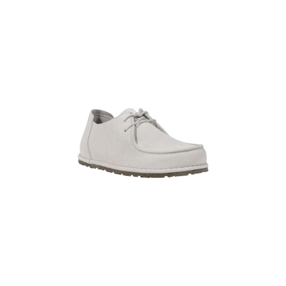 Weiße Slip-On-Loafer aus Leder