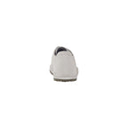 Weiße Slip-On-Loafer aus Leder