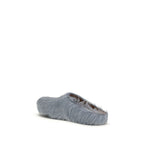 Blue Calf Leather Bos Taurus Mules