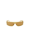 Sonnenbrille mit goldfarbenem Metallgestell