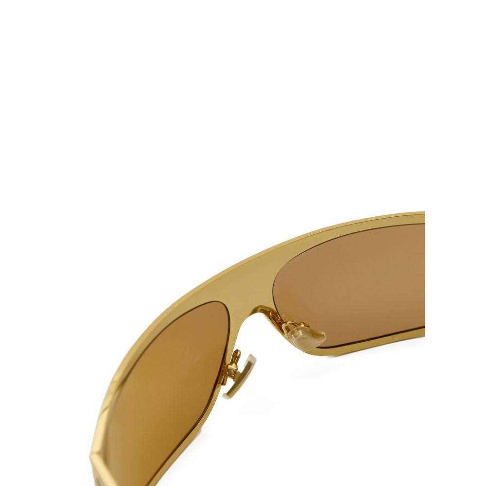 Sonnenbrille mit goldfarbenem Metallgestell