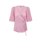 Pink Satin Tank Tops