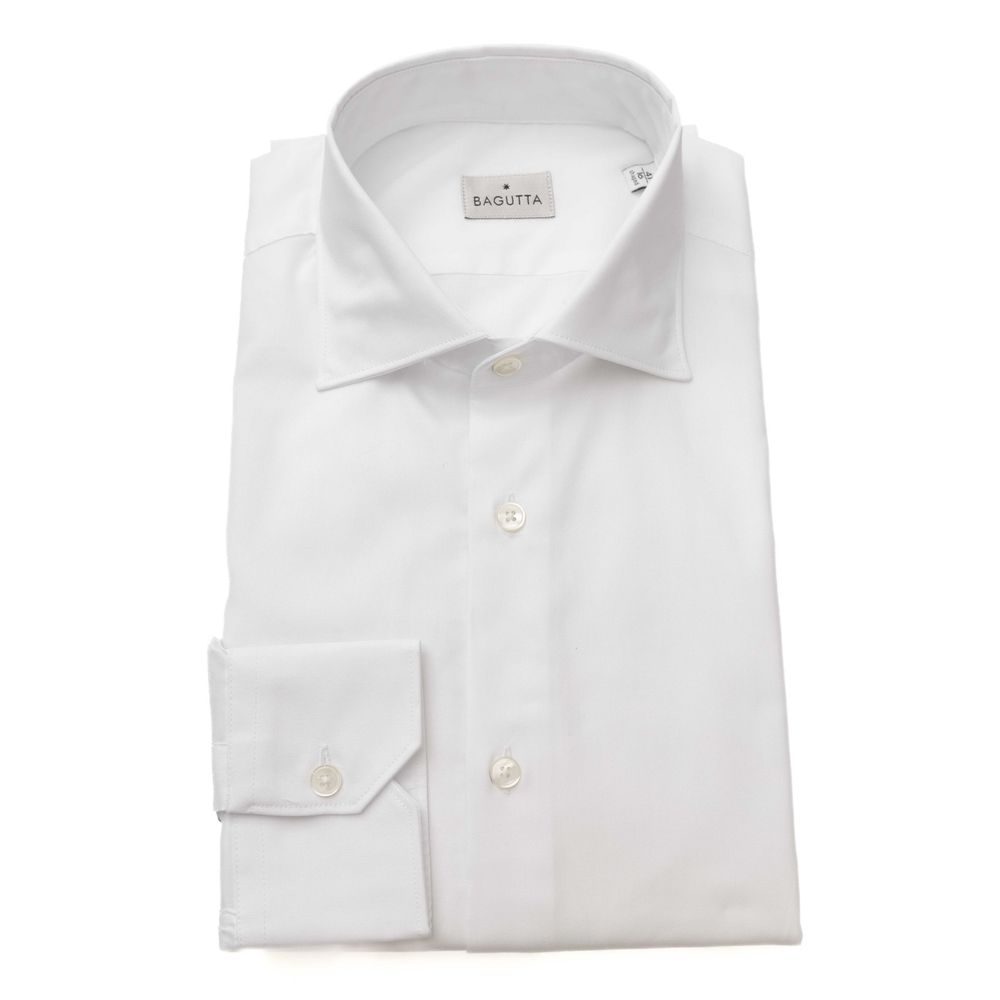 Weißes Baumwollhemd