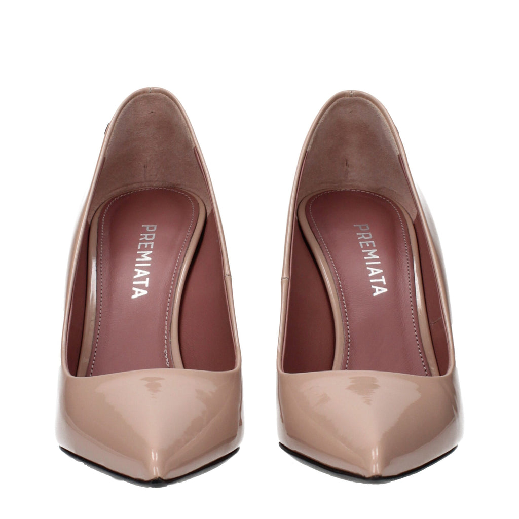 Pink Leather Pumps
