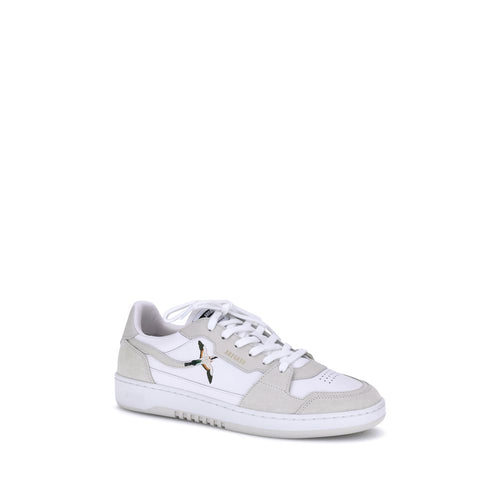 Weiße Kalbsleder Bos Taurus Low Top Sneakers