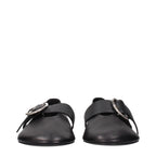 Schwarze Ballerinas aus Leder