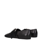 Schwarze Ballerinas aus Leder