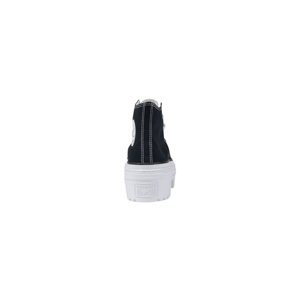Chunky-Sneaker aus schwarzem Stoff