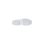 White Fabric Chunky Sneakers