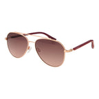 Roségold-Kautschuk-Sonnenbrille