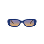 Blaue Sonnenbrille aus Harz