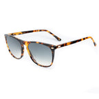 Sonnenbrille aus braunem Acetat