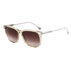 Sonnenbrille aus grauem Titan