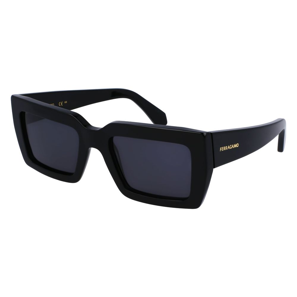 Occhiali da sole in acetato nero