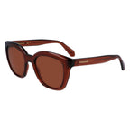 Braune Sonnenbrille mit eingespritztem Rahmen