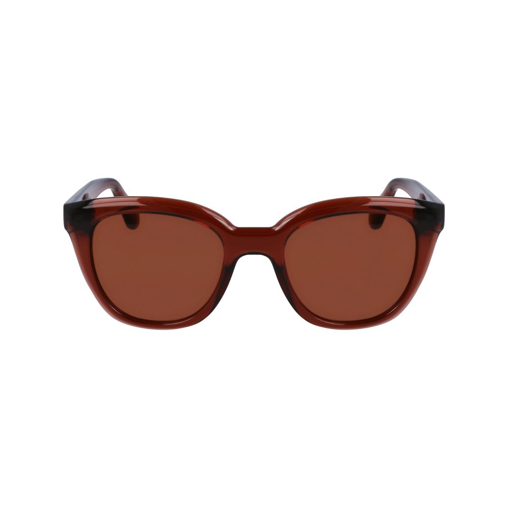 Braune Sonnenbrille mit eingespritztem Rahmen