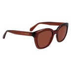 Braune Sonnenbrille mit eingespritztem Rahmen