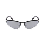 Schwarze Metal-Sonnenbrille