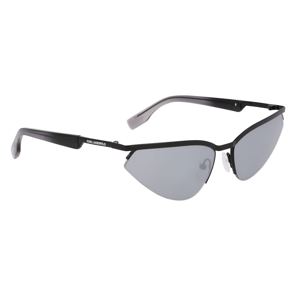 Schwarze Metal-Sonnenbrille