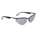 Schwarze Metal-Sonnenbrille