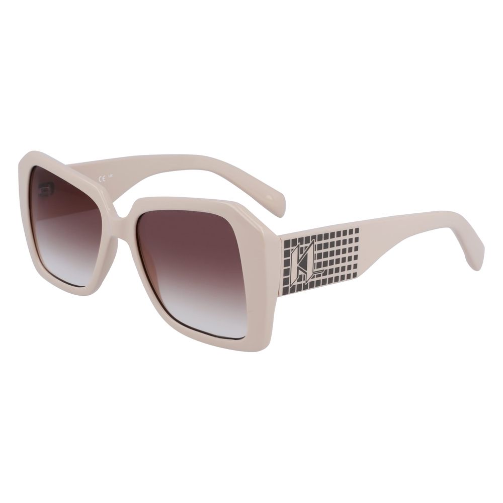 Weiße gespritzte Sonnenbrille