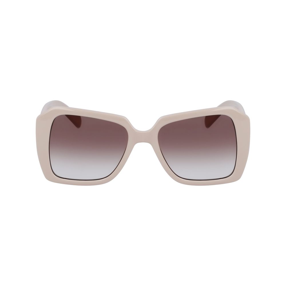 Weiße gespritzte Sonnenbrille